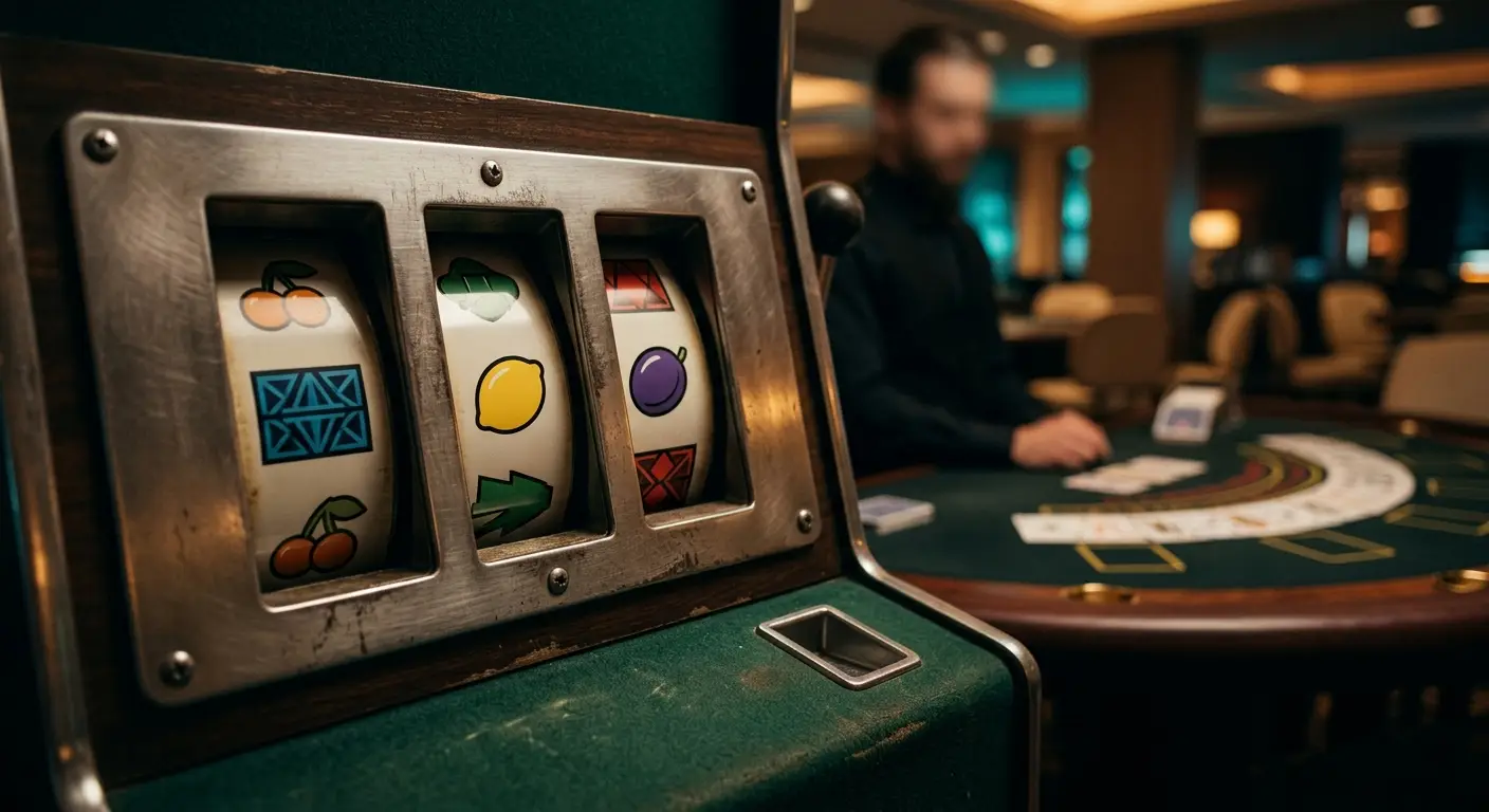 Spielangebot in Casinos ohne OASIS mit Slots und Live-Tischen